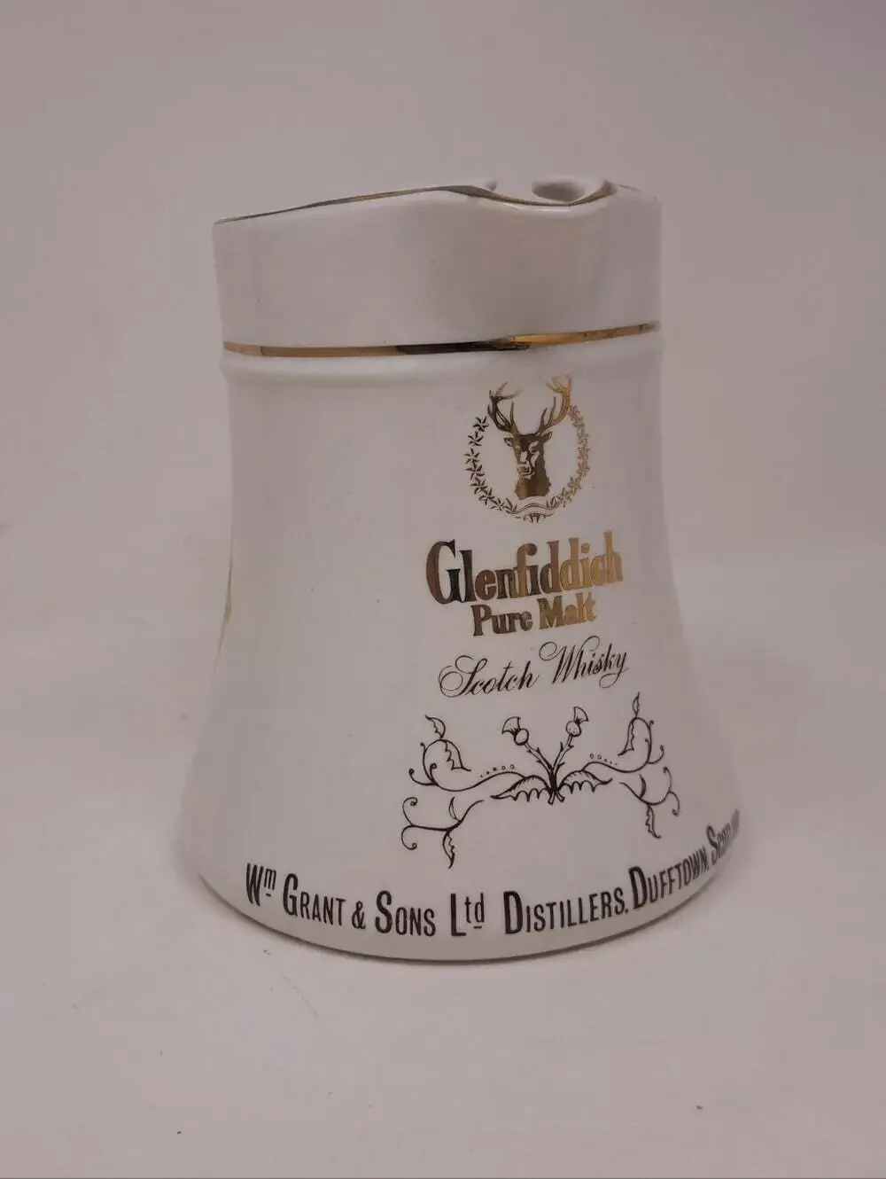 Glenfiddich Scotch Whiskey Decorative Pitcher Vintage 80s HCW Great Britain
